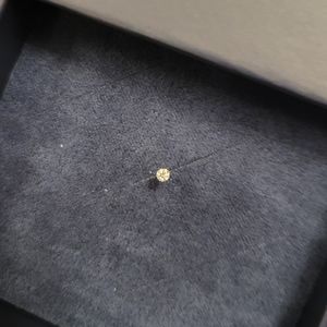 Maria Tash 2mm invisible diamond earstud